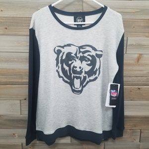 47 Brand | NWT Chicago Bears Thermal Graphic Tee S